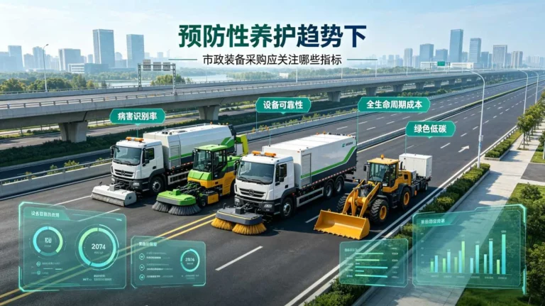 预防性养护趋势下，市政装备采购应关注哪些指标？