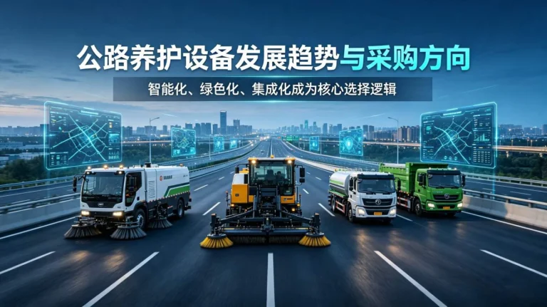 公路养护设备发展趋势与采购方向