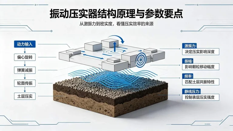 振动压实器结构原理与参数要点