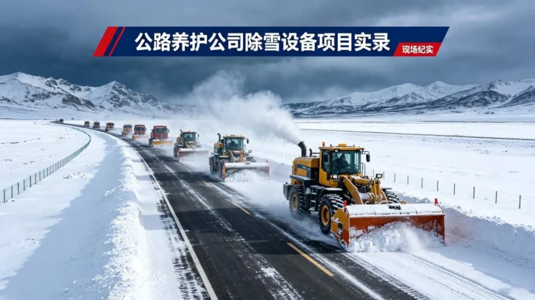 公路养护公司除雪设备项目实录