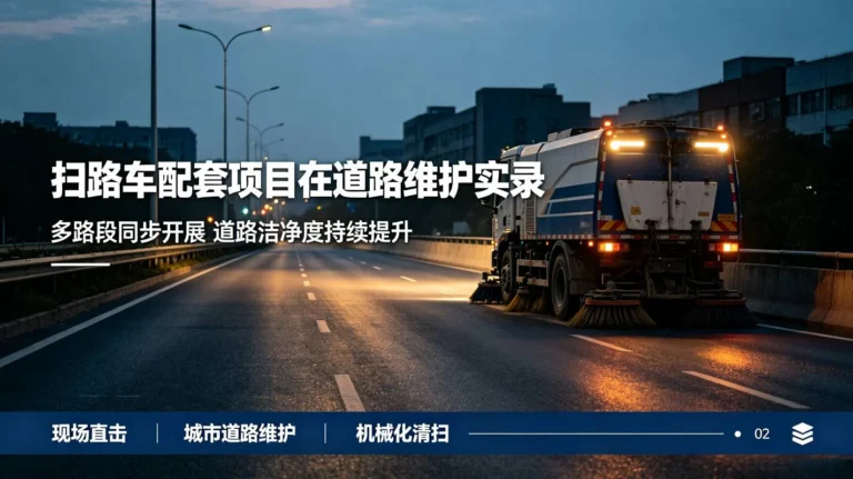 扫路车配套项目在道路维护实录