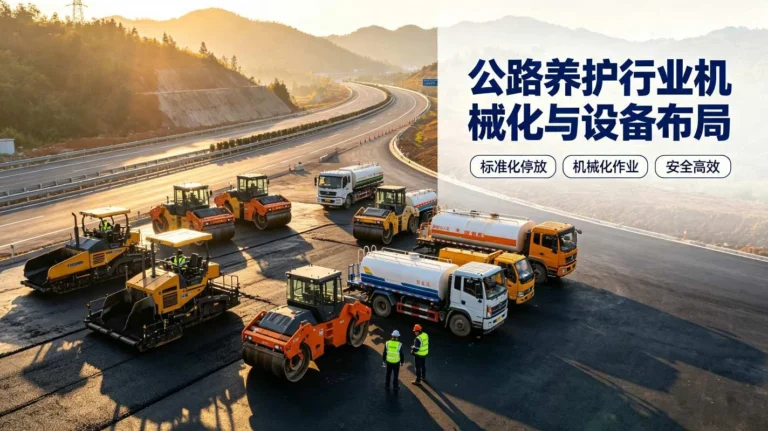 公路养护行业机械化与设备布局
