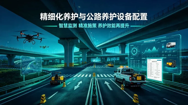 精细化养护与公路养护设备配置