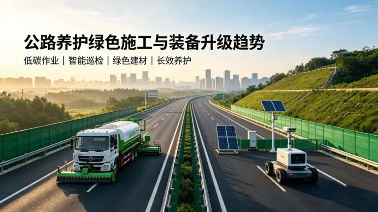 公路养护绿色施工与装备升级趋势